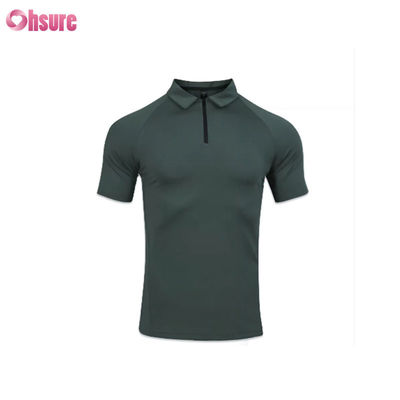 T-shirt à séchage rapide de haute qualité T-shirt de sport haut respirant de gymnase estivale T-shirt de musculation pour hommes T-shirt de polo