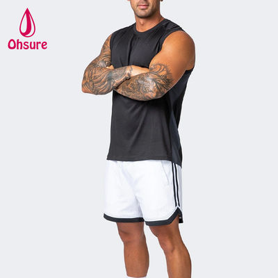 Oem Couleur solide Hommes été Shorts de gym à mailles respirantes entraînement entraînement porter des shorts de gym secs rapides pour les hommes vêtements de sport nouveaux shorts