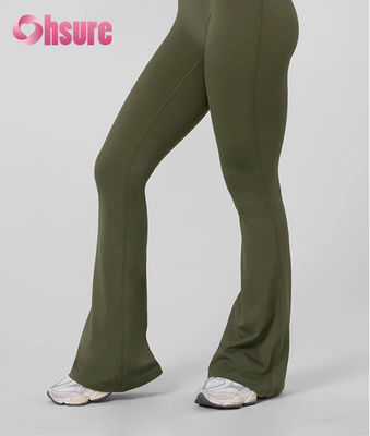 Leggings de yoga taille haute pour femmes avec logo personnalisé Dear-Lover, noir uni, ceinture, poches des deux côtés, évacuation de l'humidité, entraînement yoga