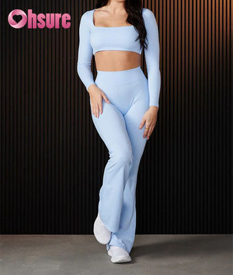 Leggings de yoga taille haute pour femmes avec logo personnalisé Dear-Lover, noir uni, ceinture, poches des deux côtés, évacuation de l'humidité, entraînement yoga