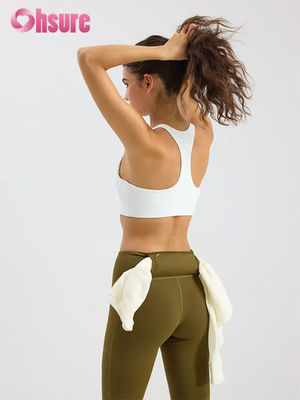 Longues culottes de style gymnase porter de l'humidité Wicking entraînement Yoga Leggings Poches latérales solides pour les femmes Pantalon OEM Yoga porter
