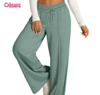 Star chaud jambes droites femmes loose maillot de sport jambes larges salle de sport en plein air courir maillot de sport