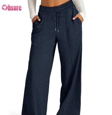 Star chaud jambes droites femmes loose maillot de sport jambes larges salle de sport en plein air courir maillot de sport