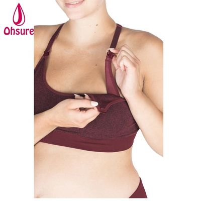 Vêtements de maternité pour femmes, vêtements de yoga, hauts courts, femmes enceintes, soutien-gorge d'allaitement à bretelles réglables