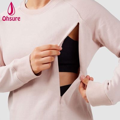 Hoodie infirmière de haute qualité, pull doux, jumper d'allaitement, pull décontracté, vêtements de maternité, vêtements de sport, vêtements de femme, tissus tricotés 10-12 jours