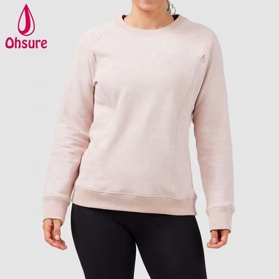 Hoodie infirmière de haute qualité, pull doux, jumper d'allaitement, pull décontracté, vêtements de maternité, vêtements de sport, vêtements de femme, tissus tricotés 10-12 jours