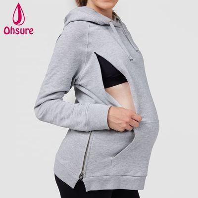 Vêtements en gros pour femmes enceintes en capuche Vêtements de sport pour femmes enceintes en capuche Vêtements de sport pour femmes enceintes en capuche