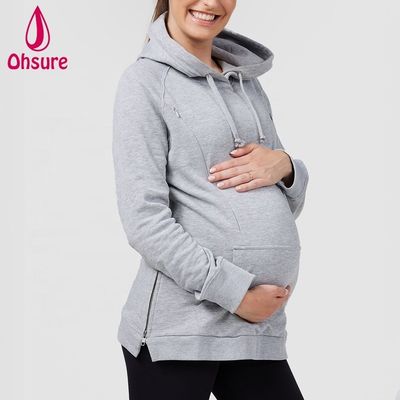 Vêtements en gros pour femmes enceintes en capuche Vêtements de sport pour femmes enceintes en capuche Vêtements de sport pour femmes enceintes en capuche