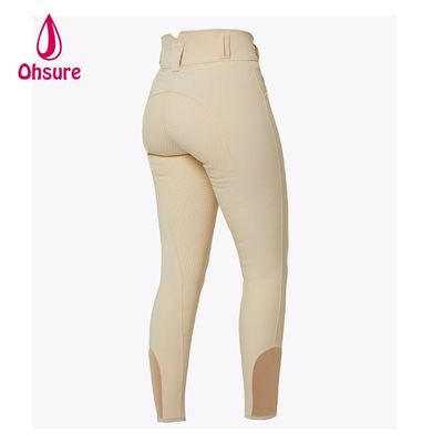 Pantalon d'équitation Jodhpur de haute qualité personnalisé, antidérapant, léger, avec siège en silicone pour l'équitation