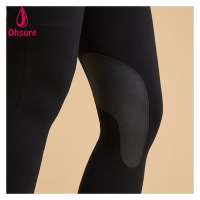 Pantalon d'équitation taille haute OEM, pantalon d'équitation respirant, culotte de cheval antidérapante, tenue d'équitation