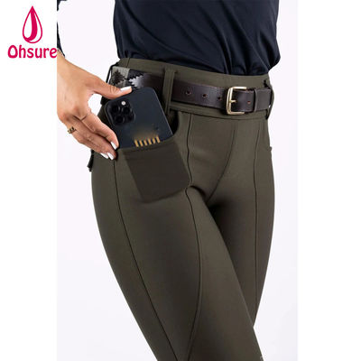 Vêtements équestres personnalisés Pantalons de course Jodhpur ceinture de taille haute pantalons silicone anti glissant pantalons équestres tenue de course