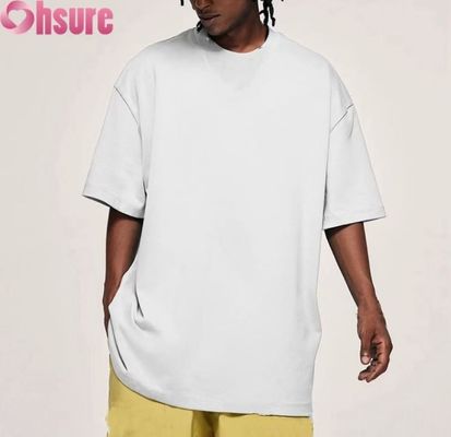 T-shirt en coton 100%, col breathable, tee à manches courtes, logo personnalisé OEM en gros