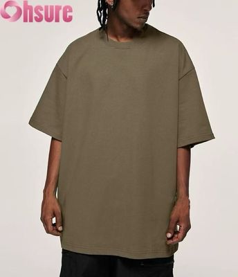 T-shirt en coton 100%, col breathable, tee à manches courtes, logo personnalisé OEM en gros