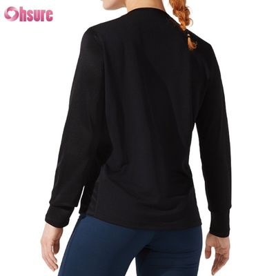T-shirt en coton sur mesure à manches longues