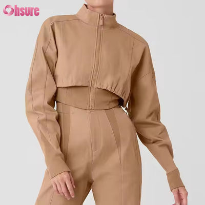 Vêtement de moto à fermeture à glissière pour femmes Vêtement de moto de style culture pour moto de plein air