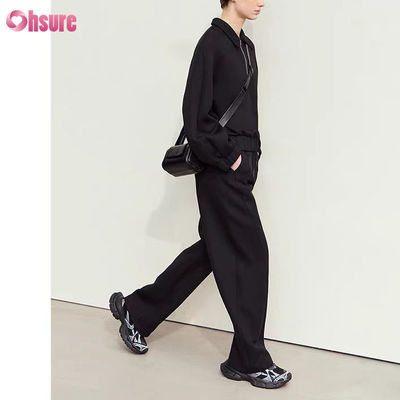 Ensemble de survêtement unisexe 2 pièces en polaire baggy 100% coton 500 GSM personnalisé, survêtement d'hiver de haute qualité