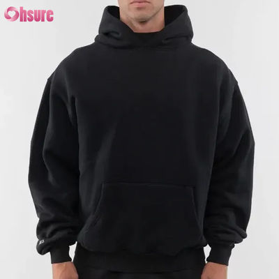 Nouveau mode personnalisé bonne qualité poids lourd Hoodie vierge 80 coton 20 polyester 480 Gsm surdimensionné chaud Hoodie sans ficelle