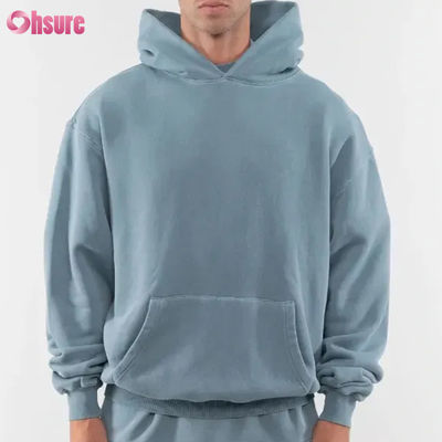 Nouveau mode personnalisé bonne qualité poids lourd Hoodie vierge 80 coton 20 polyester 480 Gsm surdimensionné chaud Hoodie sans ficelle