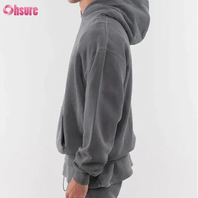 Nouveau mode personnalisé bonne qualité poids lourd Hoodie vierge 80 coton 20 polyester 480 Gsm surdimensionné chaud Hoodie sans ficelle