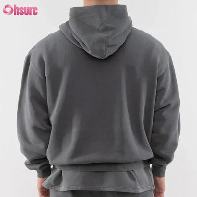 Nouveau mode personnalisé bonne qualité poids lourd Hoodie vierge 80 coton 20 polyester 480 Gsm surdimensionné chaud Hoodie sans ficelle