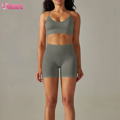 Pantalon de sport taille haute pour femmes, tendance, en vente, sans couture, vêtements de sport et de fitness, yoga, entraînement, leggings de yoga, soutien-gorge de sport