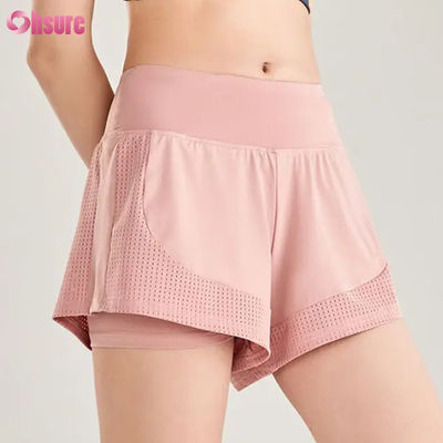 Shorts de sport taille haute sans couture pour femmes, respirants, pour course à pied, entraînement et jogging - Vente en gros