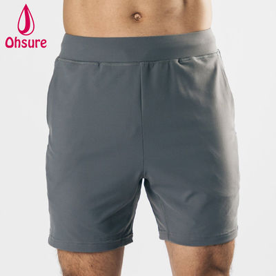 Shorts de sport pour hommes, entraînement en salle de sport, poches avant profondes, extensible dans les quatre sens, matériau léger, design de logo personnalisé par le fabricant d'équipement d'origine