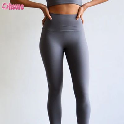 Fabrication de leggings de sport de haute qualité en nylon spandex à séchage rapide pour femmes