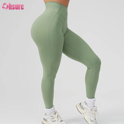 Vente à chaud Haute taille entraînement Yoga Leggings solide pour les femmes Sports Pantalon personnalisé Yoga porter la nouvelle mode haute qualité pour les femmes