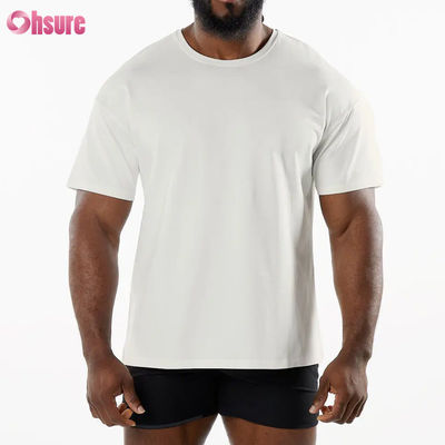 Hommes Sport Nouveau arrivée Équipage Cou T-shirt sport respirant 95% coton 5% matériau spandex salle de sport T-shirt sec rapide pour hommes