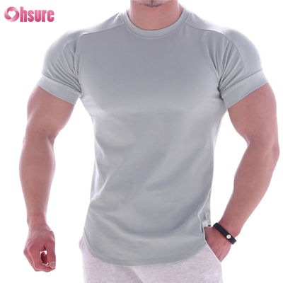 T-shirts sportifs à séchage rapide pour hommes T-shirts d'entraînement de basket-ball imprimés avec manches courtes pour courir Gymnastics
