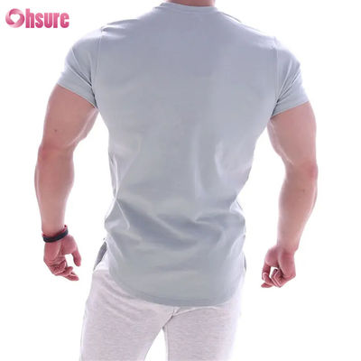 T-shirts sportifs à séchage rapide pour hommes T-shirts d'entraînement de basket-ball imprimés avec manches courtes pour courir Gymnastics