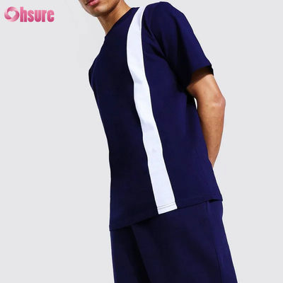 T-shirt de football personnalisé, léger, à manches courtes, de haute qualité pour hommes, vierge, décontracté, surdimensionné, avec motif imprimé