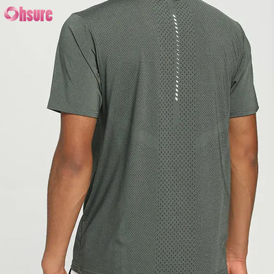 Vêtements de sport à manches courtes légers, légers, respirants, minces, hommes, T-shirts