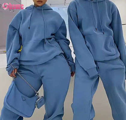 Ensemble de survêtement de mode de haute qualité, sweats à capuche décontractés, joggings, survêtement personnalisé, polaire, femmes, hommes, unisexe, sweat à capuche, ensemble 2 pièces