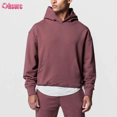 Vente chaude Sweat-shirt à manches longues en coton massif à 100%