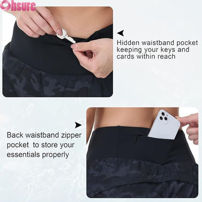 Service OEM Sports Bottoms Shorts multi-fonctionnels de sport haute taille Shorts de sport confortables pour les femmes