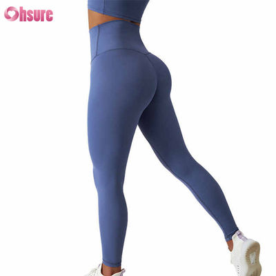 Legging de yoga taille haute effet push-up, sans couture, squatproof, pour le cyclisme et la course à pied en extérieur, doux pour la peau, collant d'entraînement