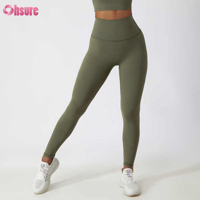 Legging de yoga taille haute effet push-up, sans couture, squatproof, pour le cyclisme et la course à pied en extérieur, doux pour la peau, collant d'entraînement