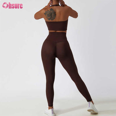 Legging de yoga taille haute effet push-up, sans couture, squatproof, pour le cyclisme et la course à pied en extérieur, doux pour la peau, collant d'entraînement