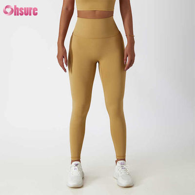 Legging de yoga taille haute effet push-up, sans couture, squatproof, pour le cyclisme et la course à pied en extérieur, doux pour la peau, collant d'entraînement