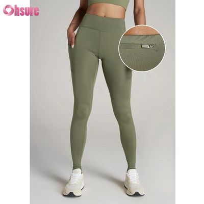 Leggings de sport texturés, pantalon de yoga fitness, pantalon de sport avec fermeture éclair, leggings de yoga sport pour femmes