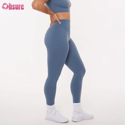 Longues culottes de polyester à haute taille pour femmes