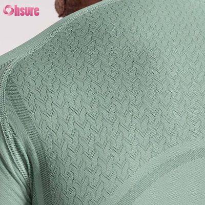 T-shirt ajusté à séchage rapide en polyester et coton de haute qualité pour hommes