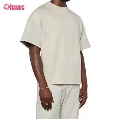 Logo personnalisé de haute qualité 260 GSM Boîte de poids lourd Adapté à 100% coton épaule trop grande taille T-shirts en carton Sport