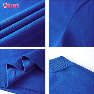 ODM 220 GSM 100% Coton Uni Manches Courtes Surdimensionné Homme Épais T-shirt Poids Lourd Essentiels T-shirt vierge Logo Personnalisé Sport