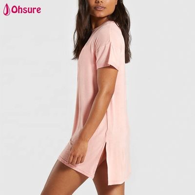 Pour les femmes, 95% coton, 5% spandex, chemise de sport