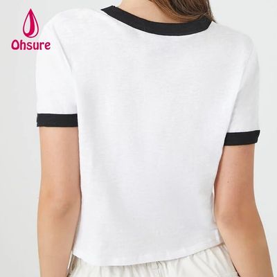Xylitol Tissu de refroidissement T-shirt de sport Gym Courir à manches courtes T-shirt de femme rapide et sec