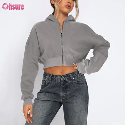 Vêtements de sport pour femmes à fermeture à glissière, confortables, étirants, doux, thermiques, résistants au vent, à quatre voies, sans couture, en hiver