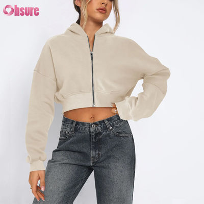 Vêtements de sport pour femmes à fermeture à glissière, confortables, étirants, doux, thermiques, résistants au vent, à quatre voies, sans couture, en hiver